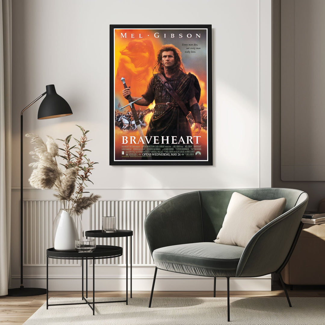 "Braveheart" (1995) Framed Movie Poster
