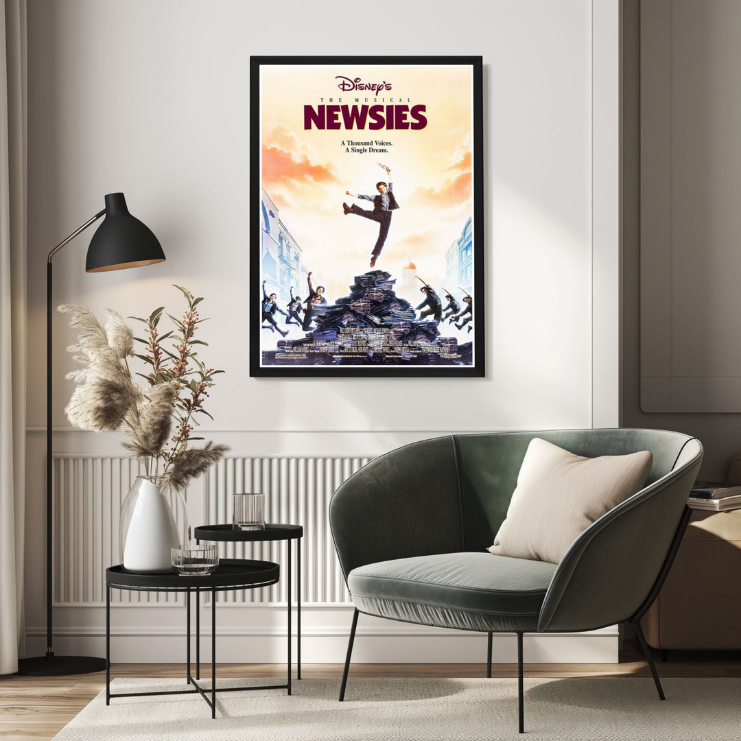 "Newsies" Framed Movie Poster