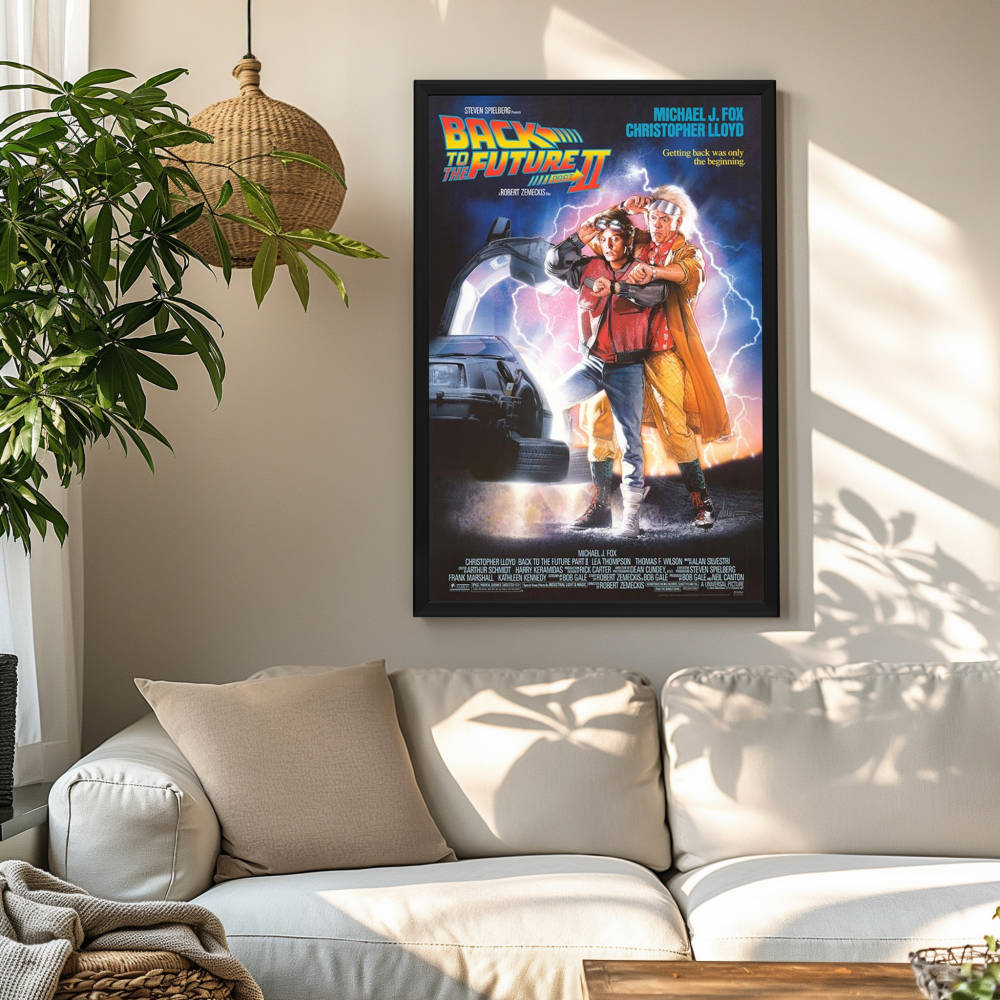 "Back To The Future 2" (1989) Framed Movie Poster
