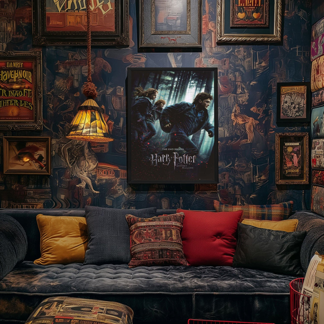 "Harry Potter and the Deathly Hallows: Part One" (2010) Framed Movie Poster