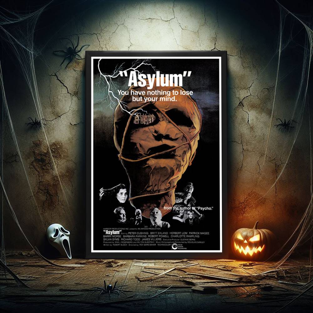 "Asylum" (1972) Framed Movie Poster