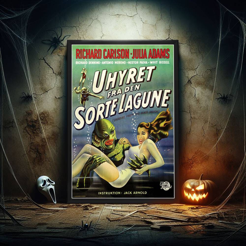 "Creature From The Black Lagoon" (1954) Framed Movie Poster