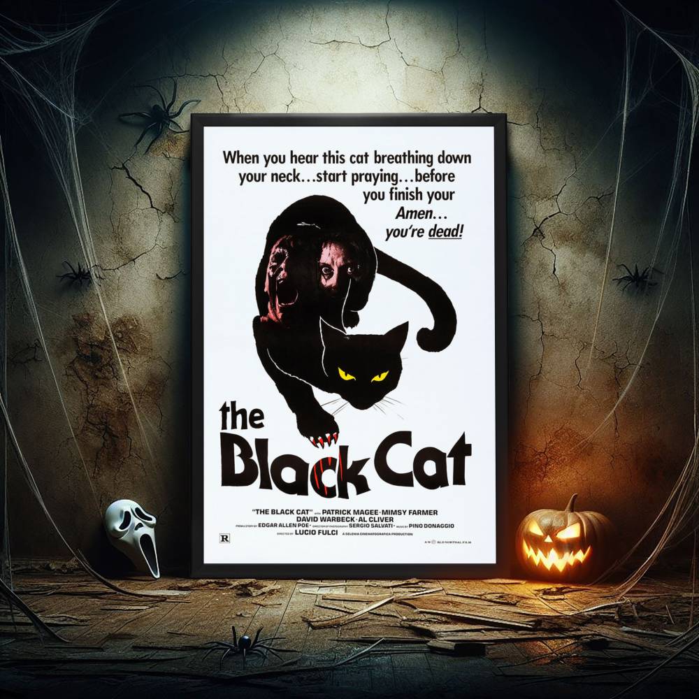 "Black Cat" (1981) Framed Movie Poster