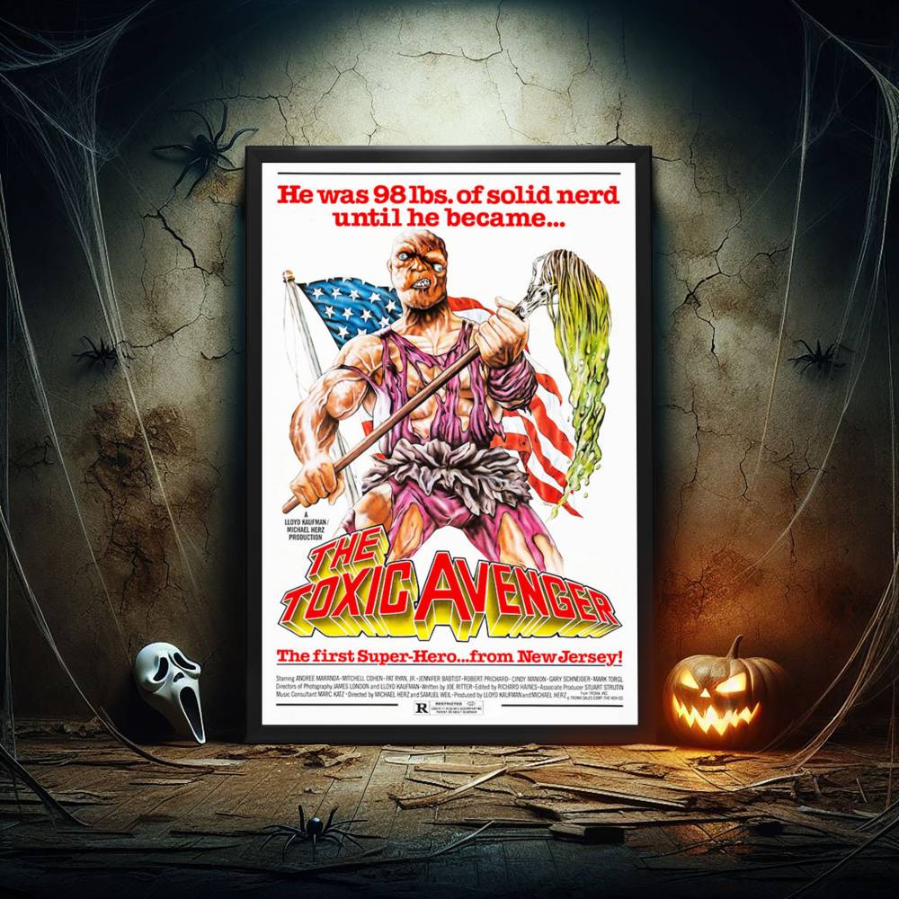 "Toxic Avenger" (1984) Framed Movie Poster