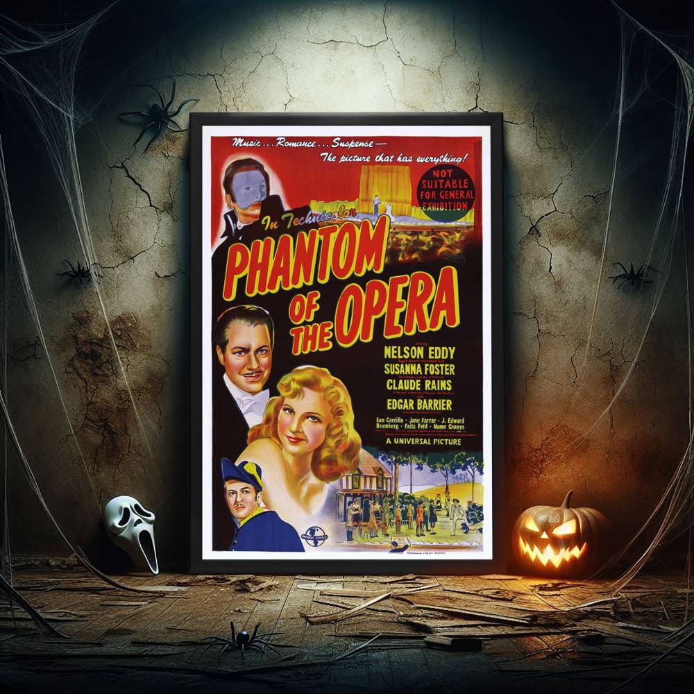 "Phantom Of The Opera" (1943) Framed Movie Poster