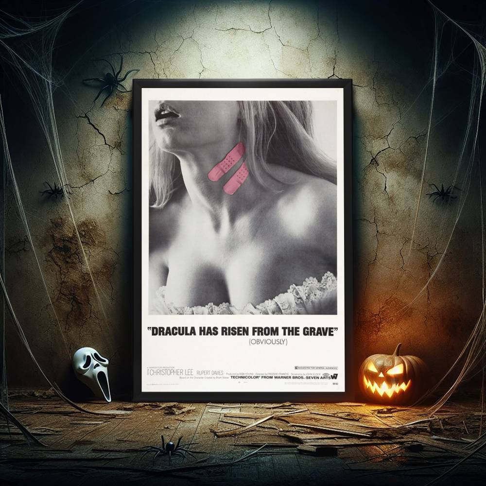 "Dracula Has Risen From The Grave" (1968) Framed Movie Poster