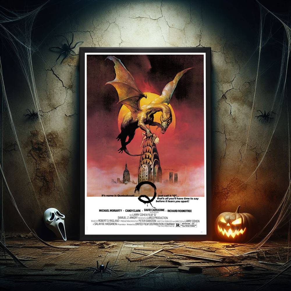 "Winged Serpent" (1983) Framed Movie Poster