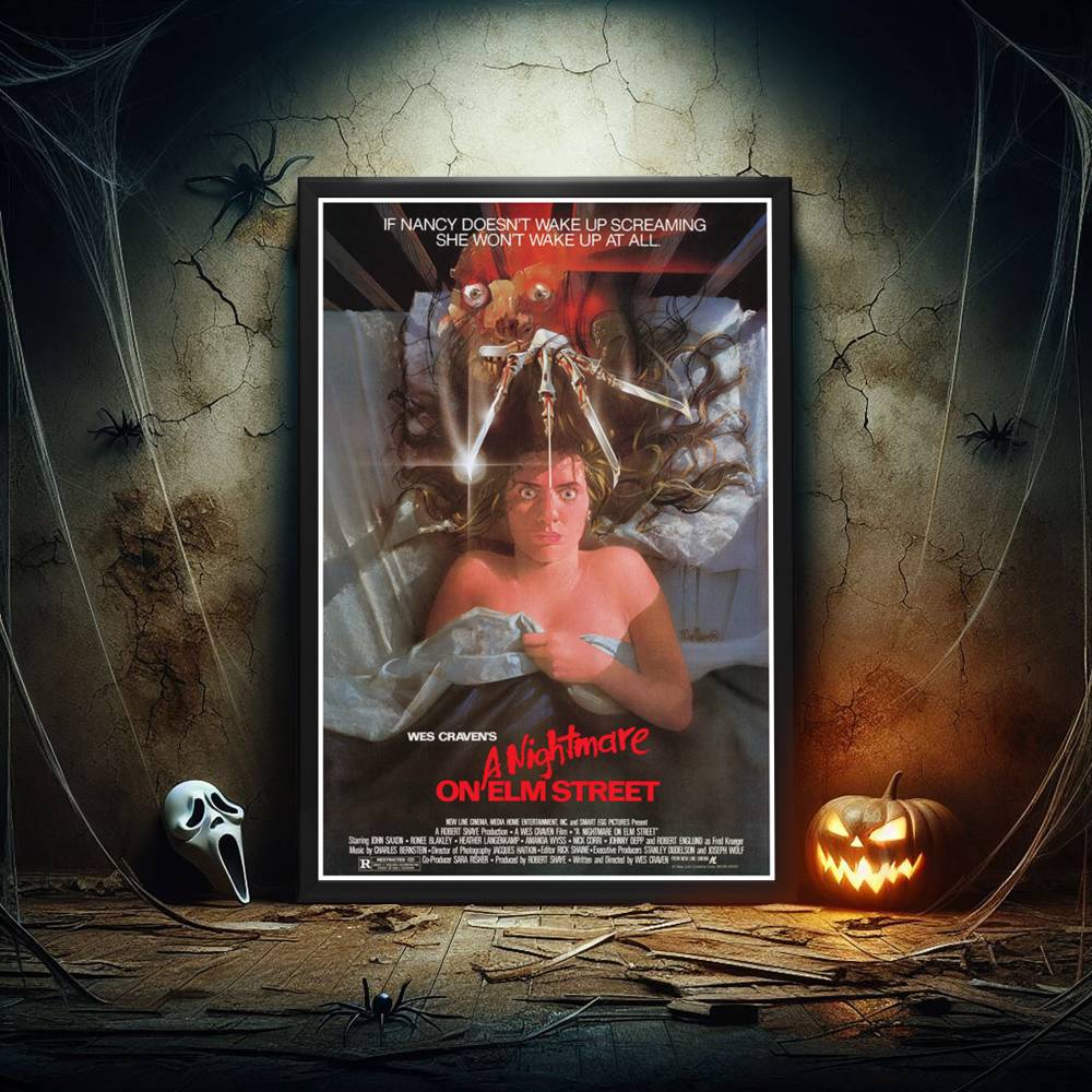 "Nightmare on Elm Street" (1984) Framed Movie Poster