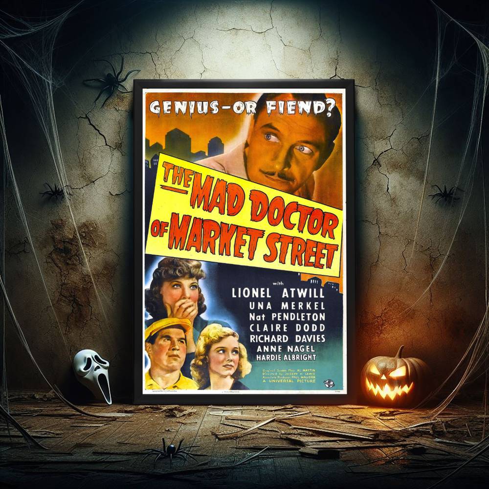 "Mad Doctor Of Market Street" (1942) Framed Movie Poster