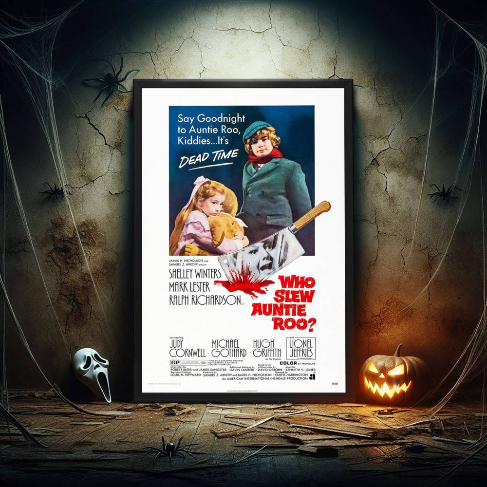 "Who Slew Auntie Roo?" (1971) Framed Movie Poster