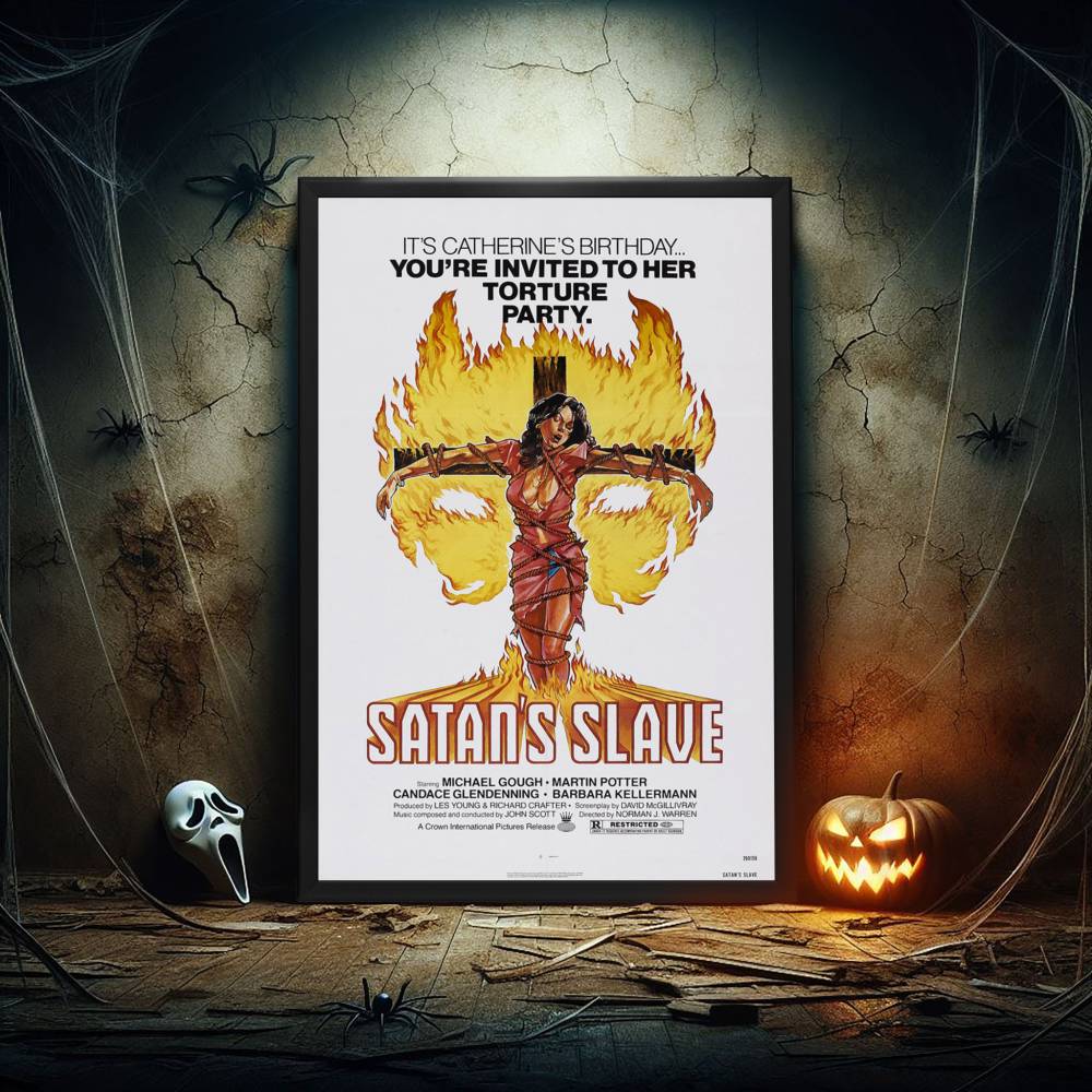"Satan's Slave" (1976) Framed Movie Poster