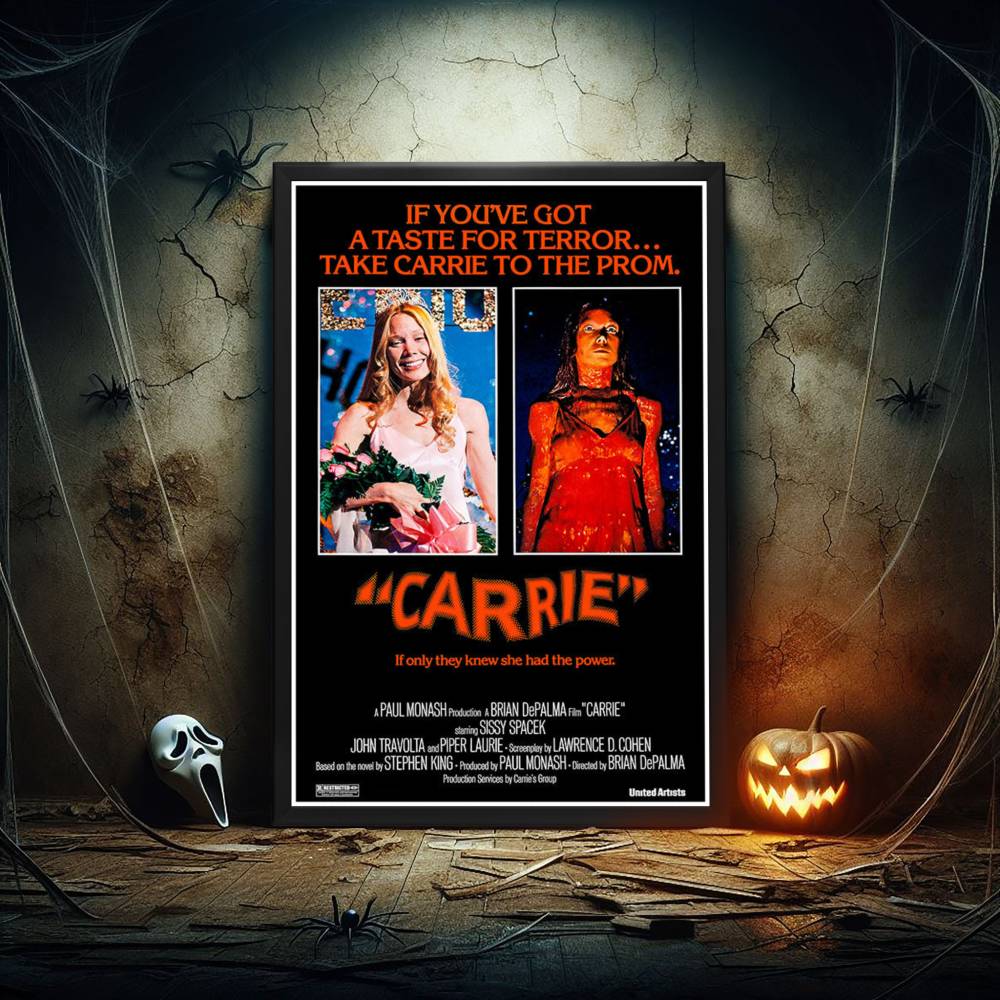 "Carrie" (1976) Framed Movie Poster