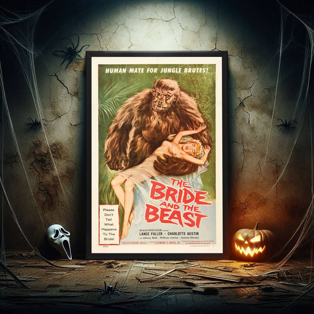 "Bride And The Beast" (1958) Framed Movie Poster