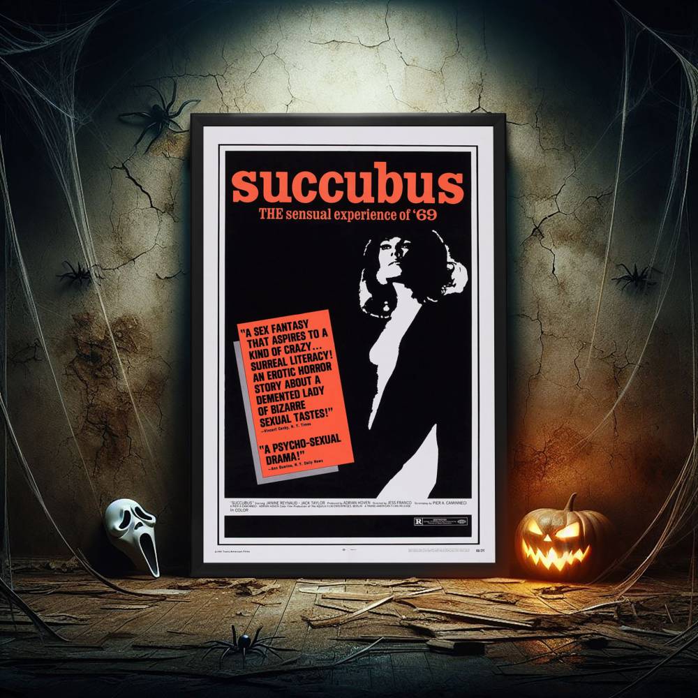 "Succubus" (1969) Framed Movie Poster