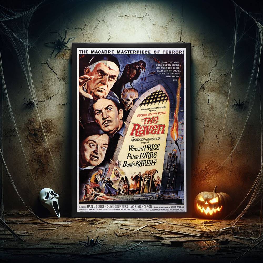 "Raven" (1963) Framed Movie Poster