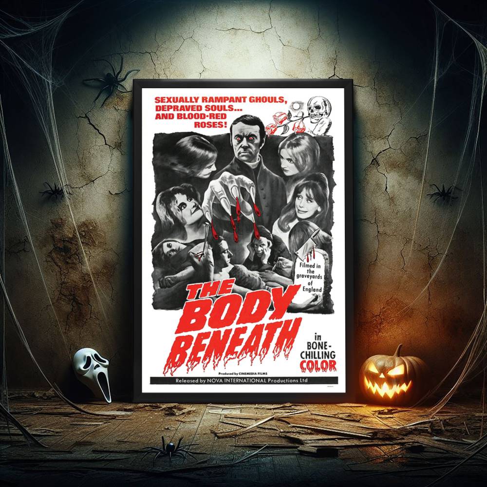 "Body Beneath" (1970) Framed Movie Poster