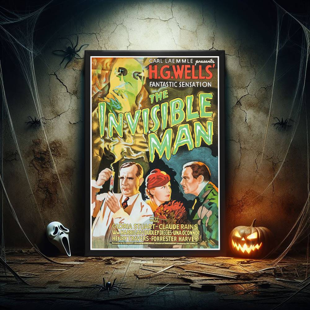 "Invisible Man" (1933) Framed Movie Poster
