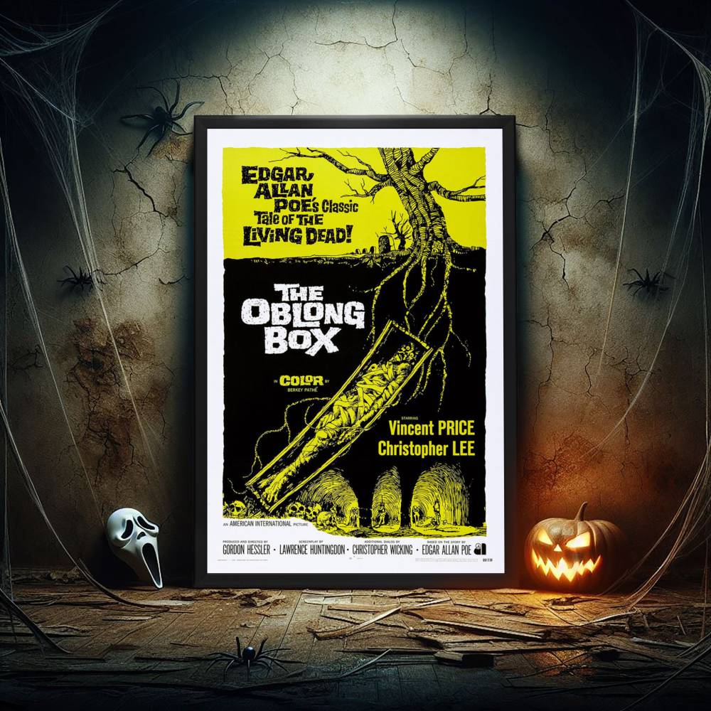 "Oblong Box" (1969) Framed Movie Poster