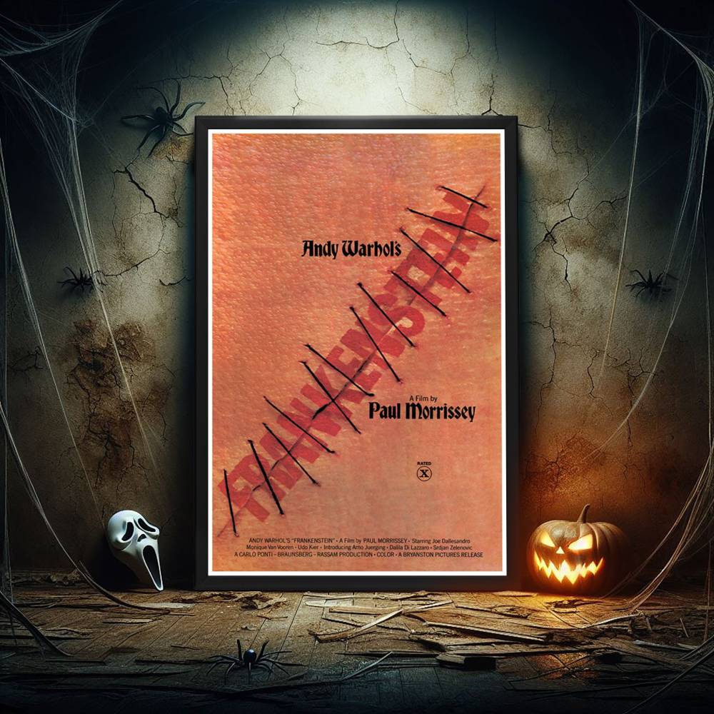 "Andy Warhol's Frankenstein" (1977) Framed Movie Poster