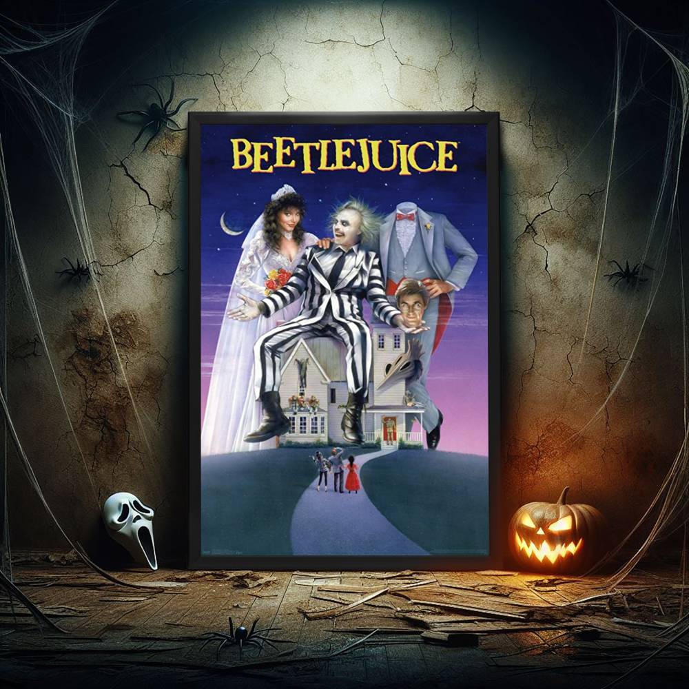 "Beetle Juice" (1988) Framed Movie Poster