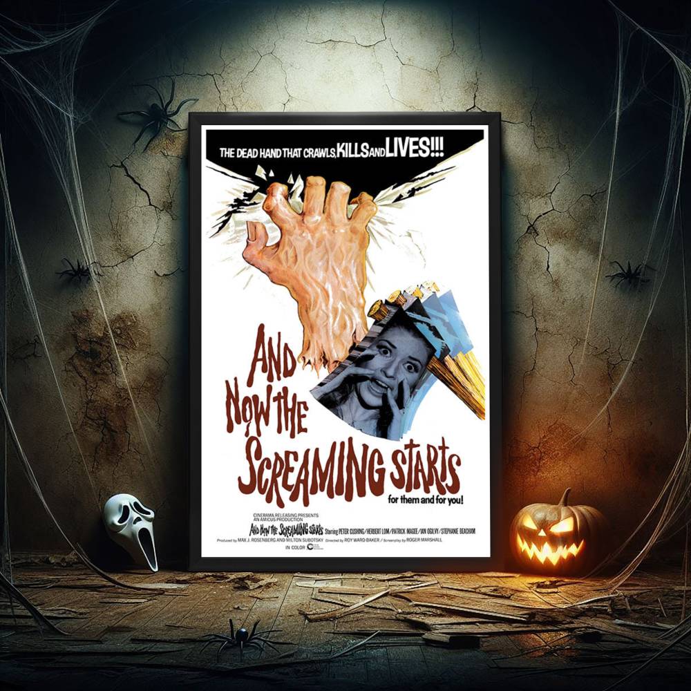 "And Now The Screaming Starts" (1973) Framed Movie Poster