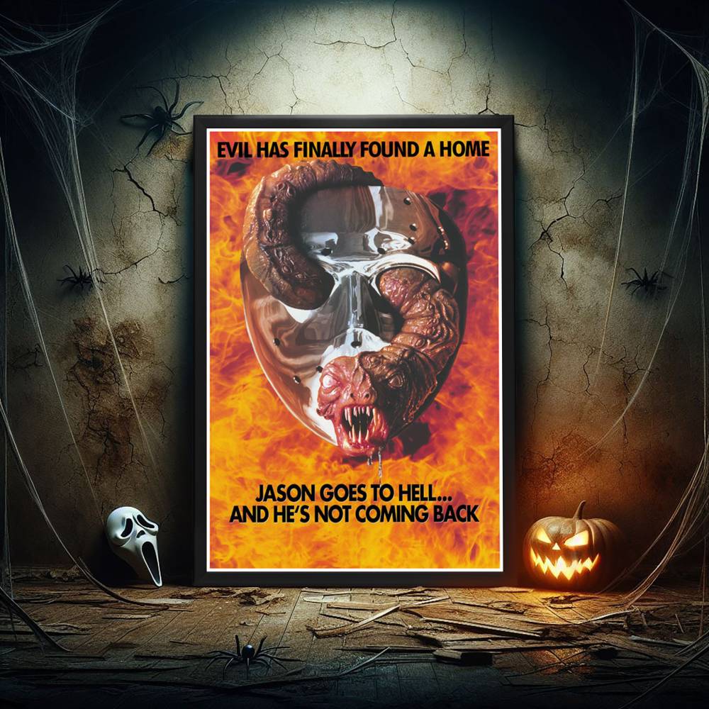 "Jason goes to Hell: The Final Friday" (1993) Framed Movie Poster