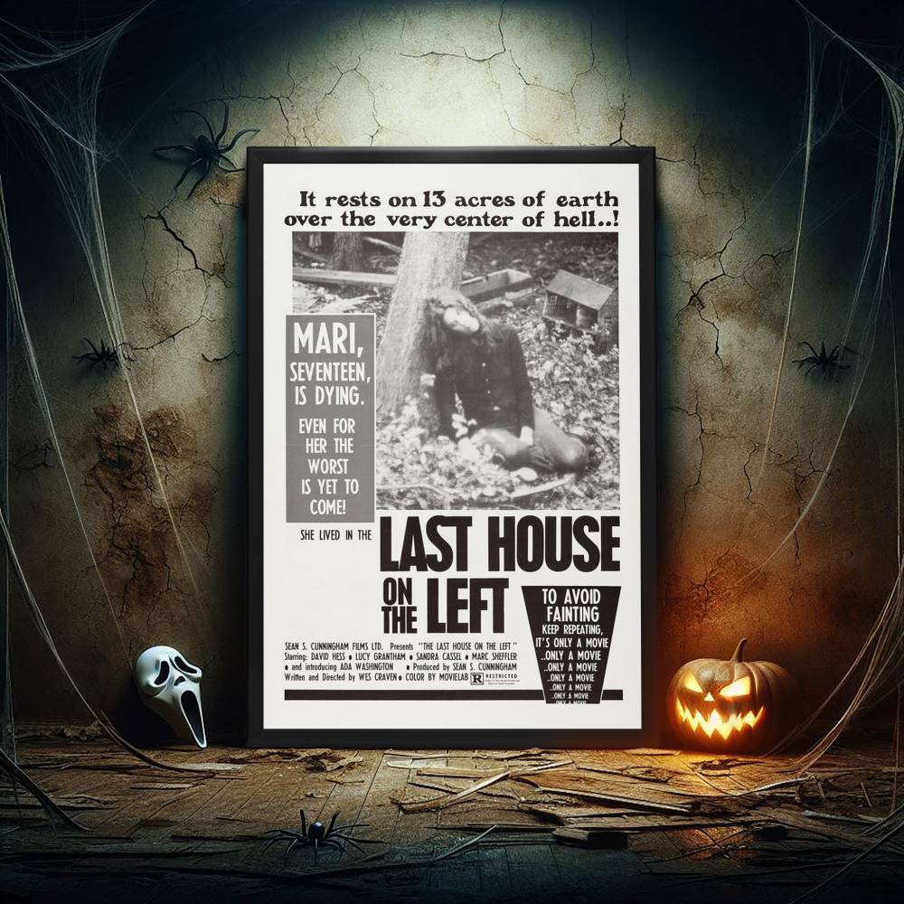 "Last House On The Left" (1972) Framed Movie Poster
