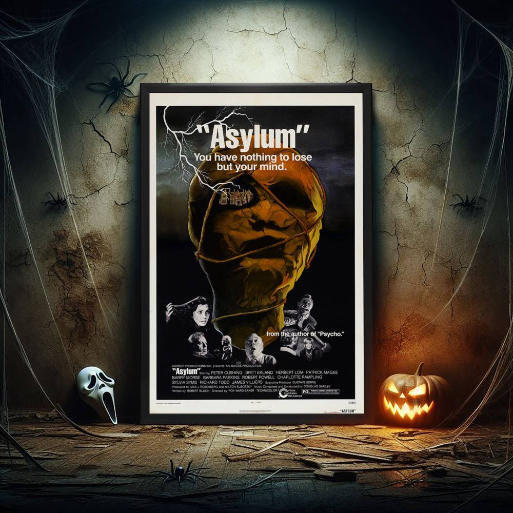 "Asylum" (1972) Framed Movie Poster