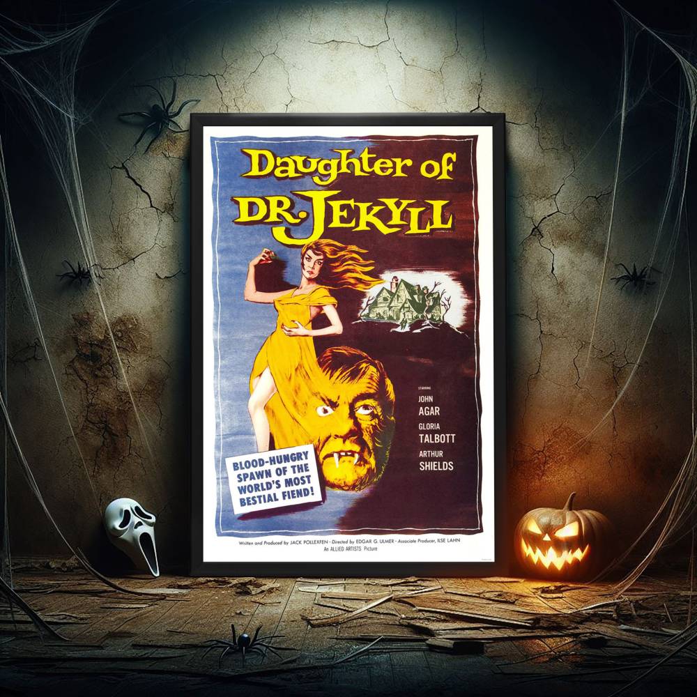 "Daughter Of Dr. Jekyll" (1957) Framed Movie Poster