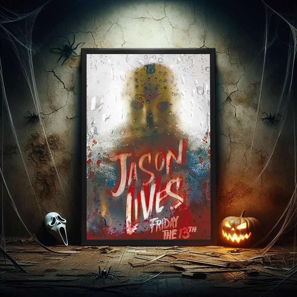 "Friday the 13th Part VI: Jason Lives" (1986) Framed Movie Poster