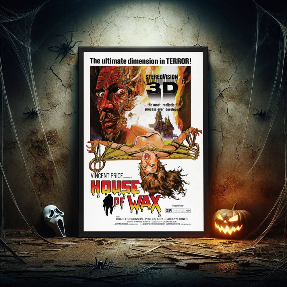 "House Of Wax" (1953) Framed Movie Poster