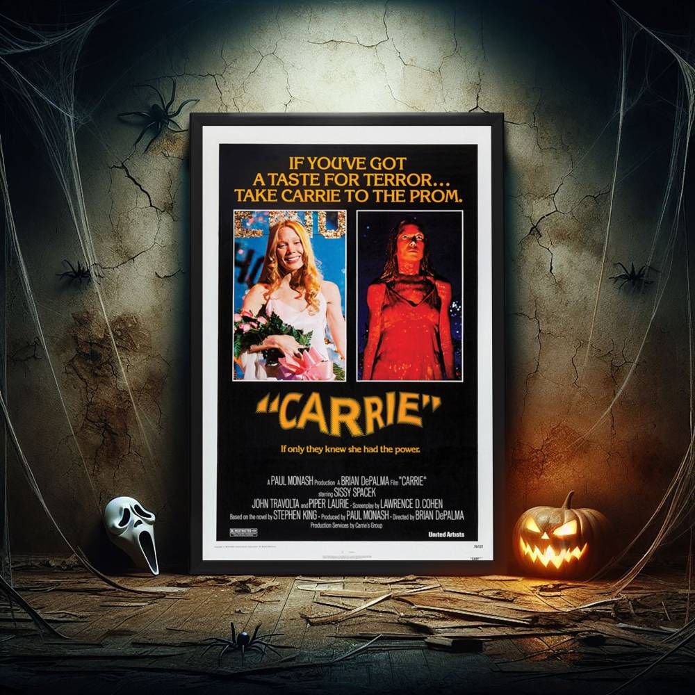 "Carrie" (1976) Framed Movie Poster