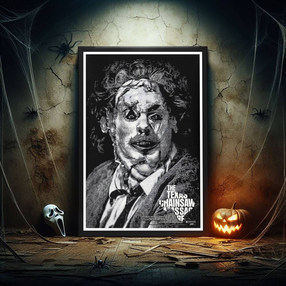 "Texas Chainsaw Massacre" (1974) Framed Movie Poster