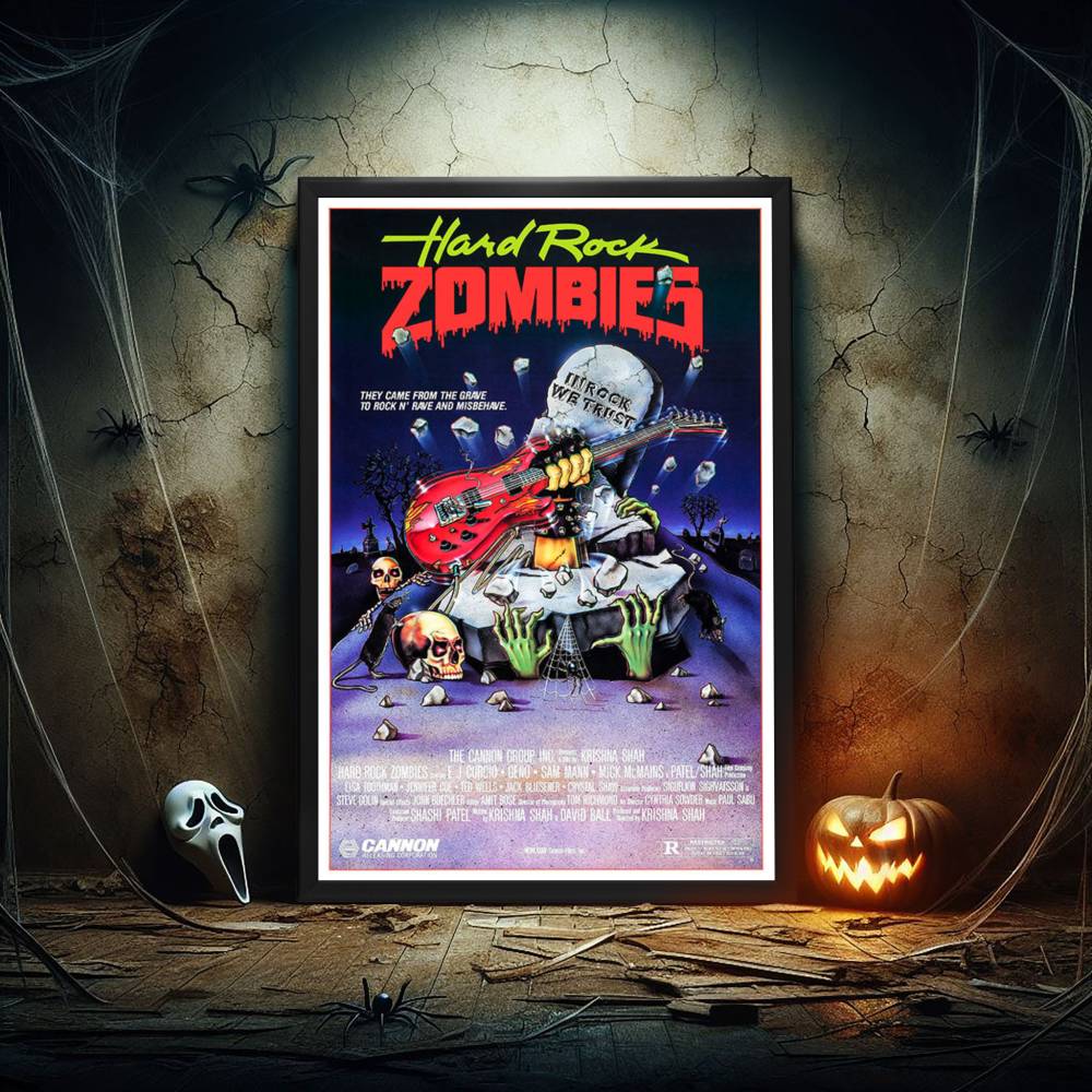 "Hard Rock Zombies" (1985) Framed Movie Poster