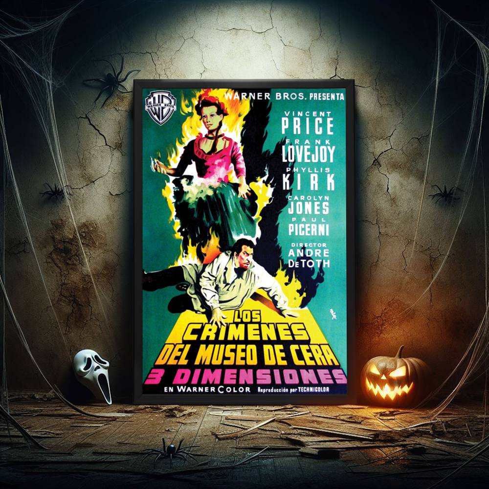"House Of Wax" (1953) Framed Movie Poster