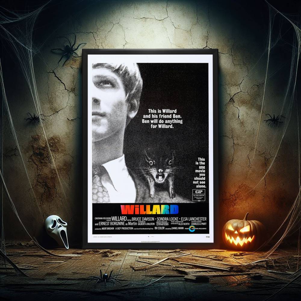 "Willard" (1971) Framed Movie Poster