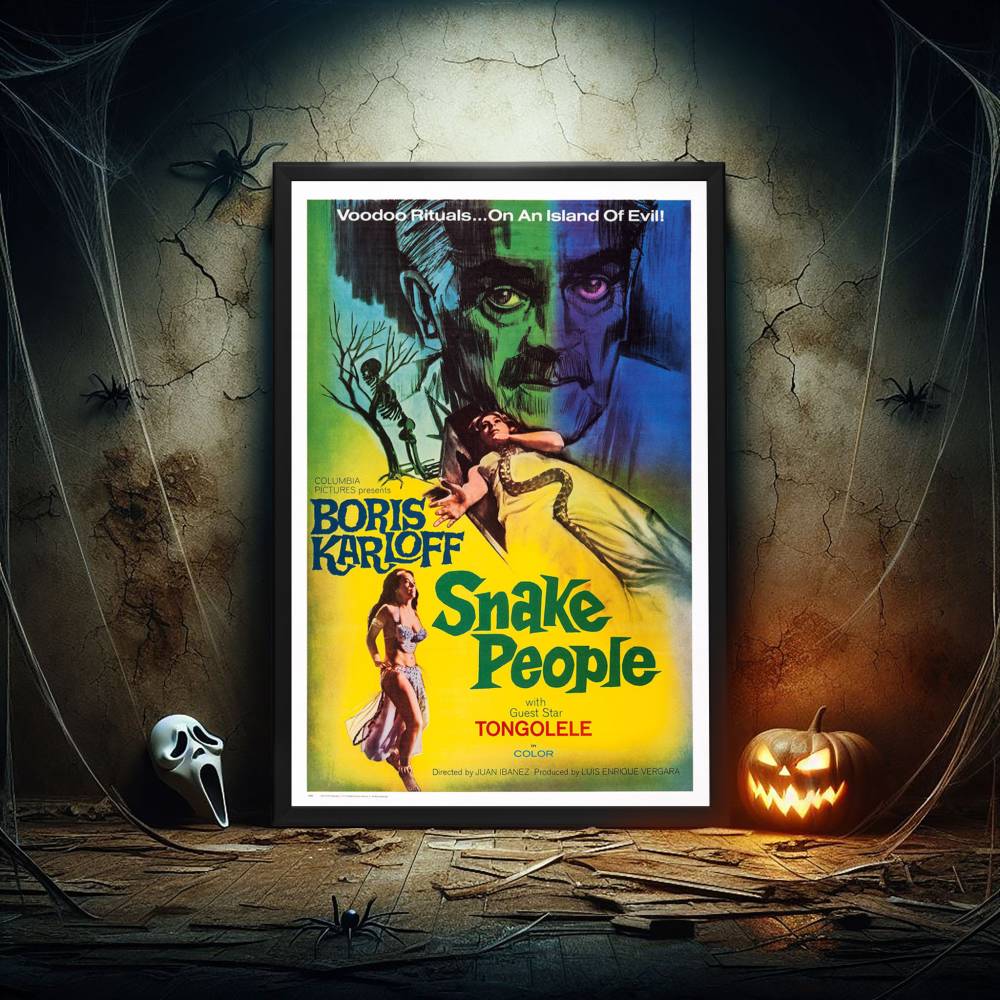 "Snake People" (1971) Framed Movie Poster