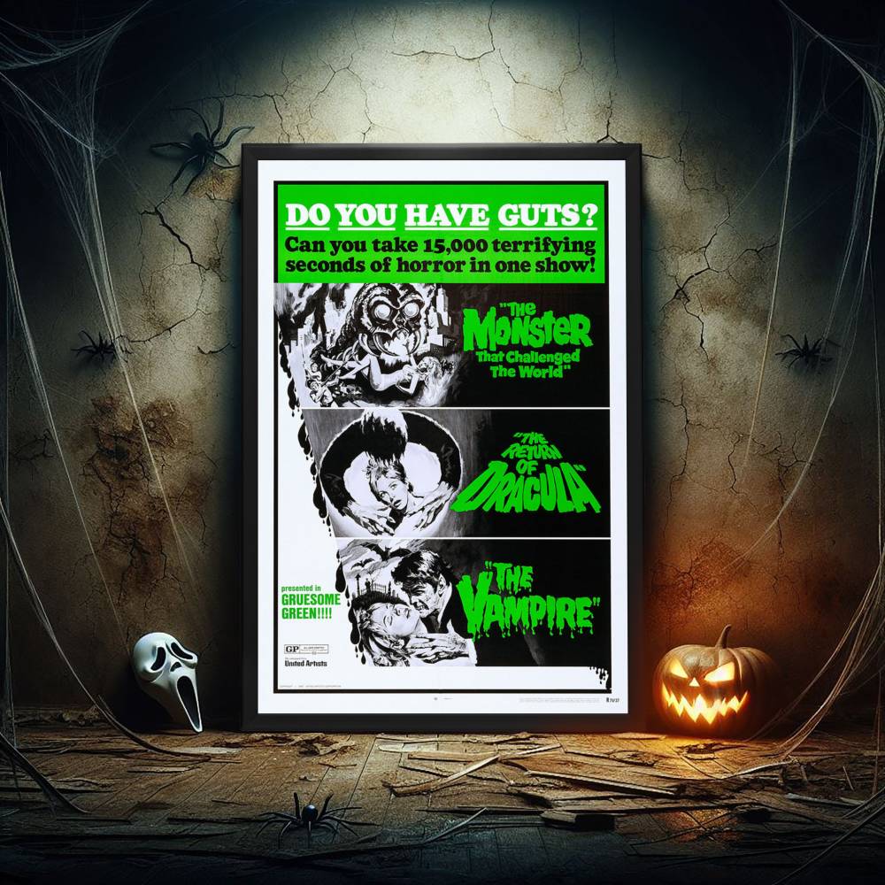 "Monster that Challenged The World" (1957) Framed Movie Poster