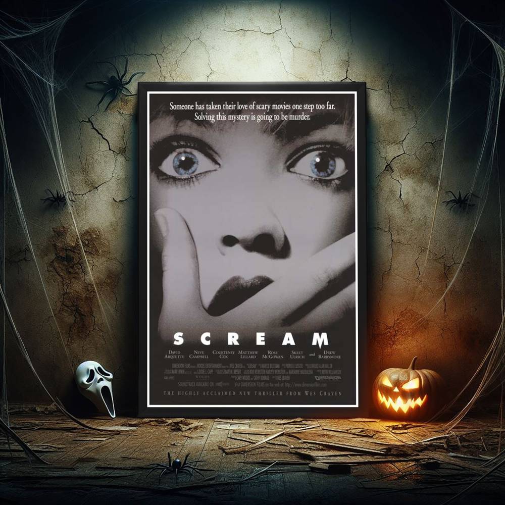 "Scream" (1996) Framed Movie Poster