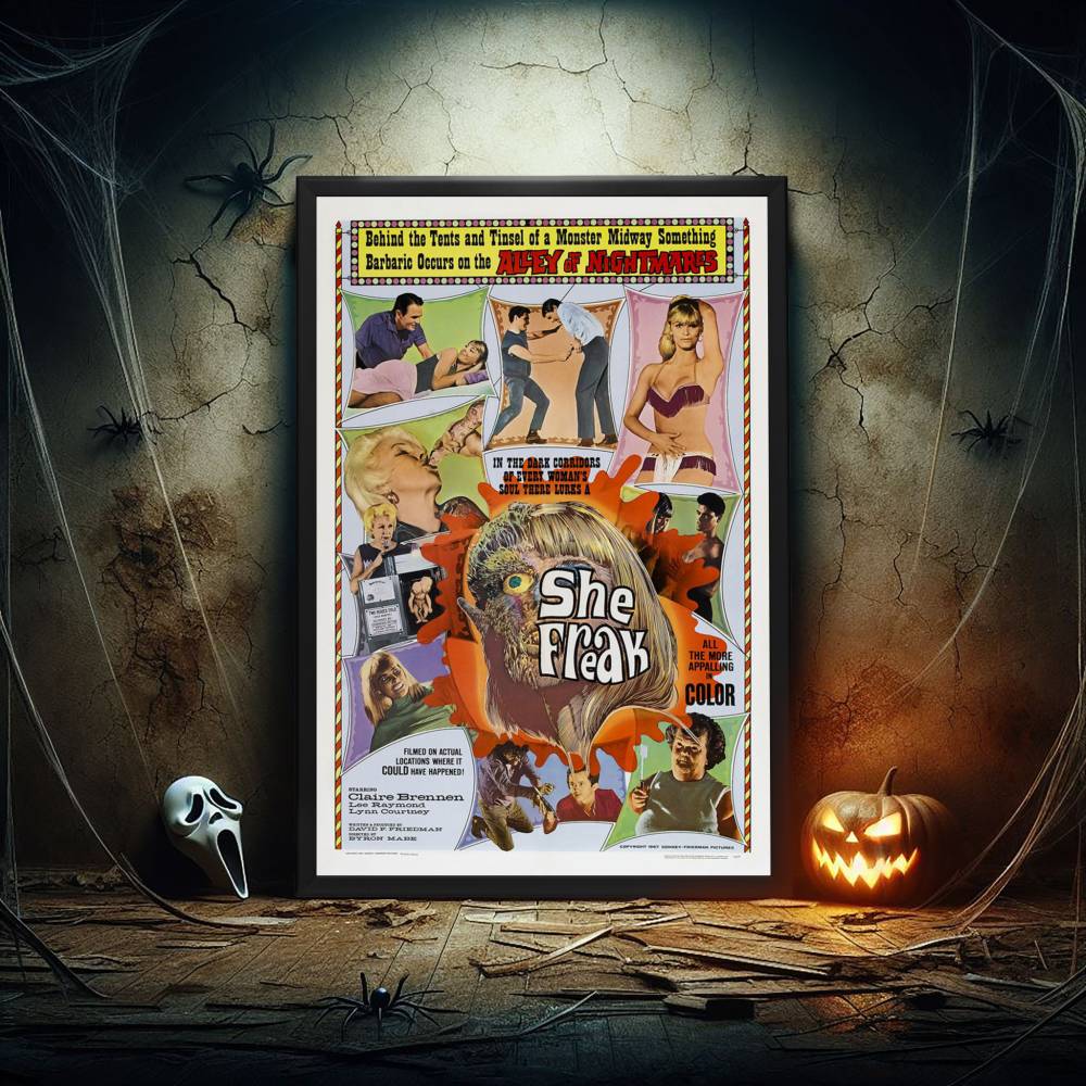 "She Freak" (1967) Framed Movie Poster
