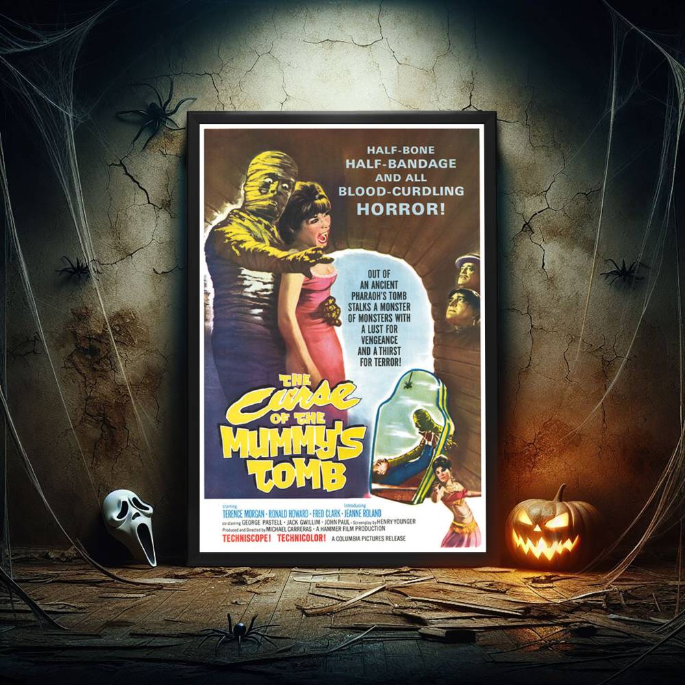 "Curse of the Mummy's Tomb" (1964) Framed Movie Poster