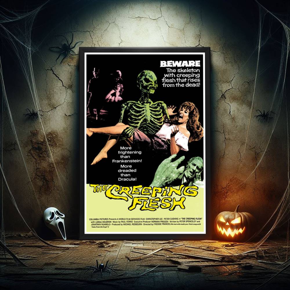 "Creeping Flesh" (1972) Framed Movie Poster