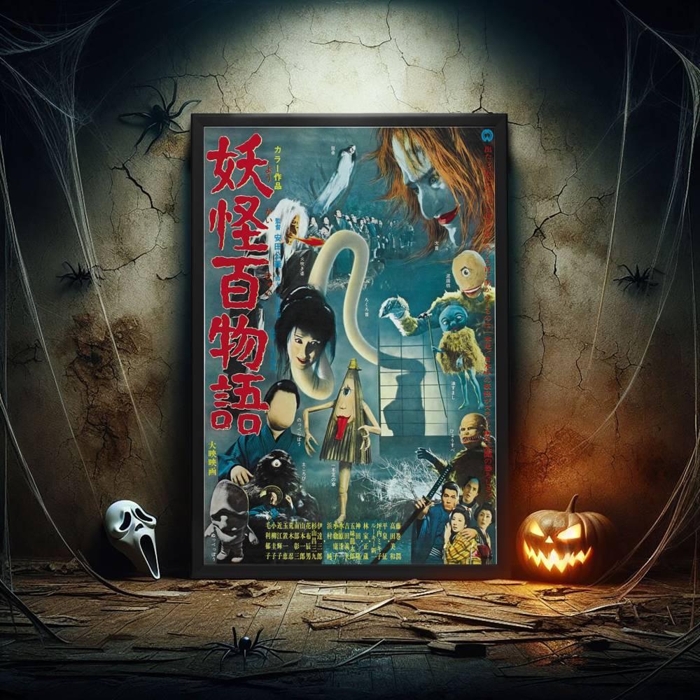 "100 Monsters" (1968) Framed Movie Poster