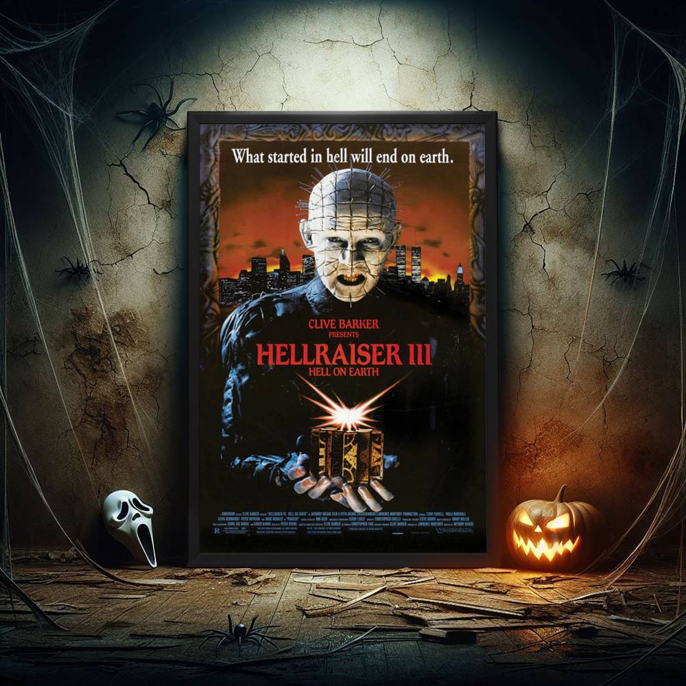 "Hellraiser III: Hell On Earth" (1992) Framed Movie Poster