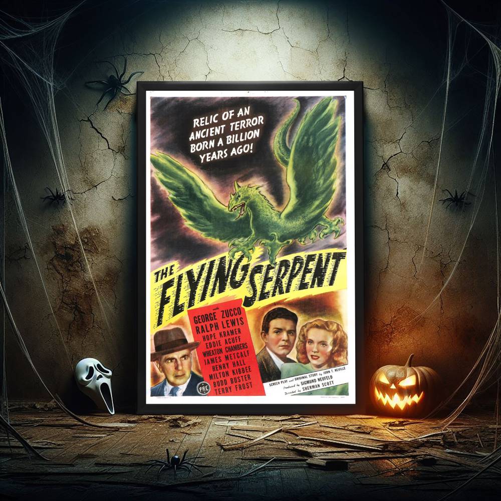 "Flying Serpent" (1946) Framed Movie Poster