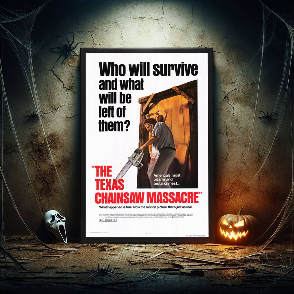 "Texas Chainsaw Massacre" (1974) Framed Movie Poster