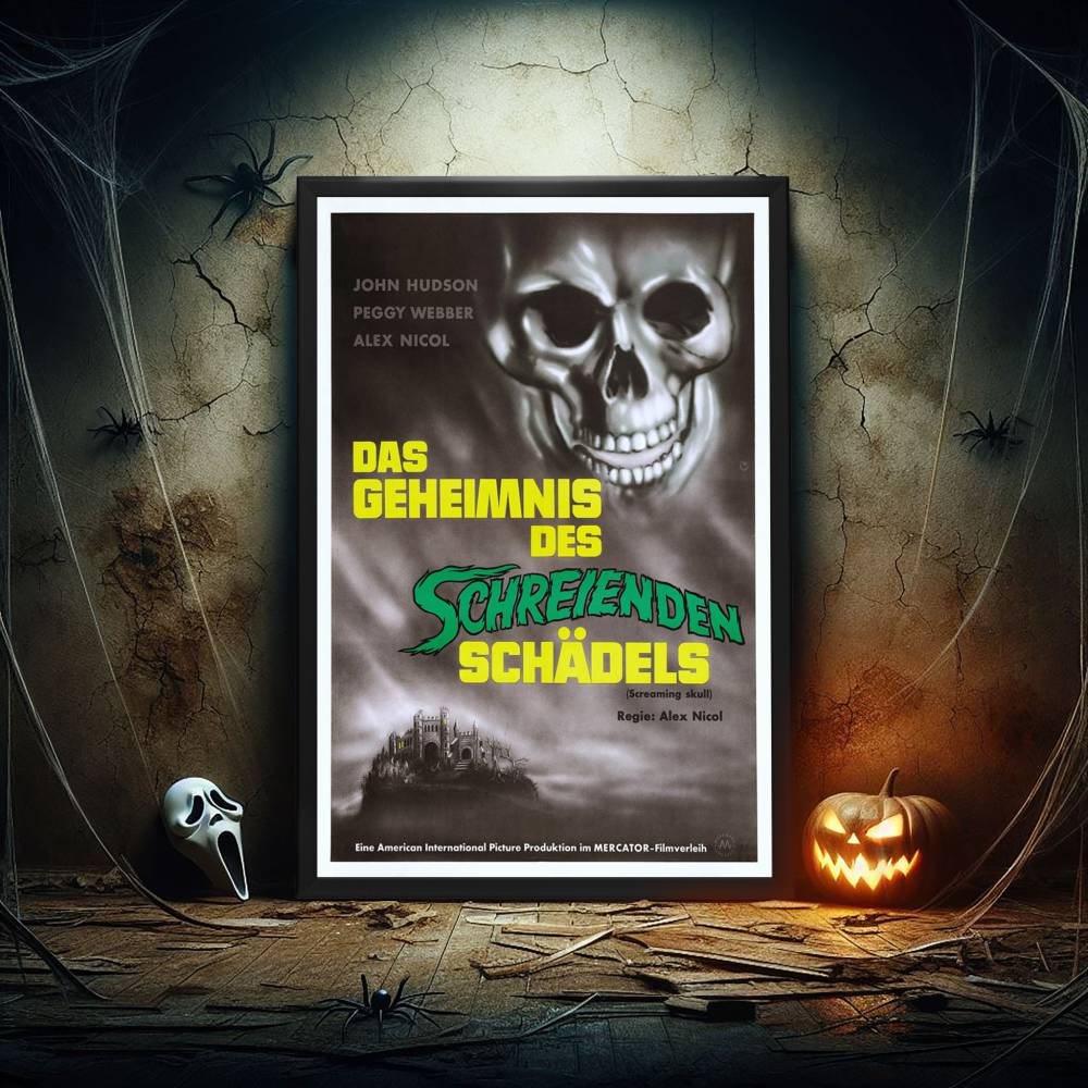 "Screaming Skull" (1958) Framed Movie Poster