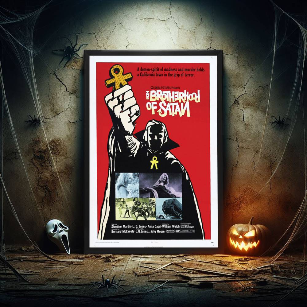 "Brotherhood Of Satan" (1971) Framed Movie Poster