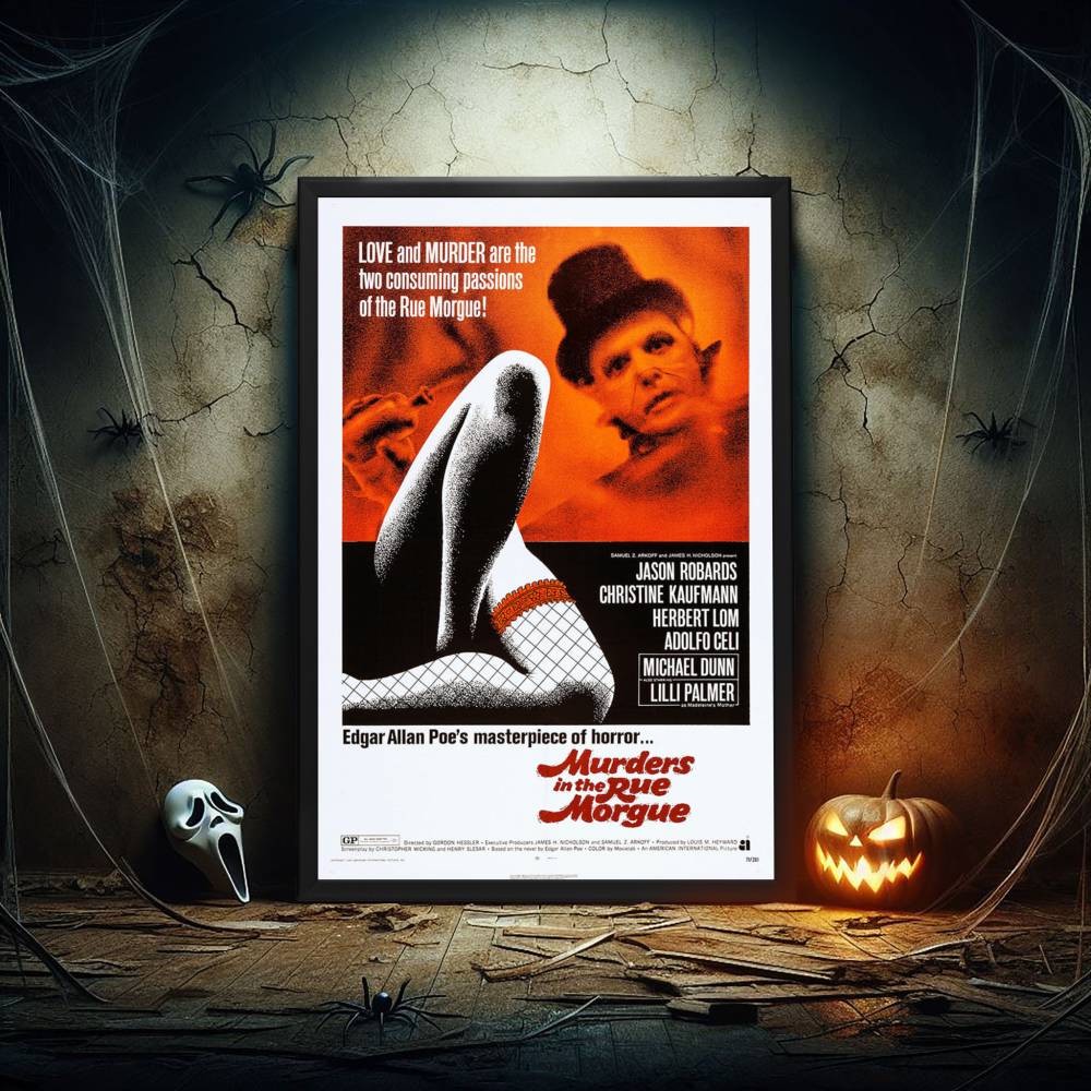 "Murders In The Rue Morgue" (1971) Framed Movie Poster