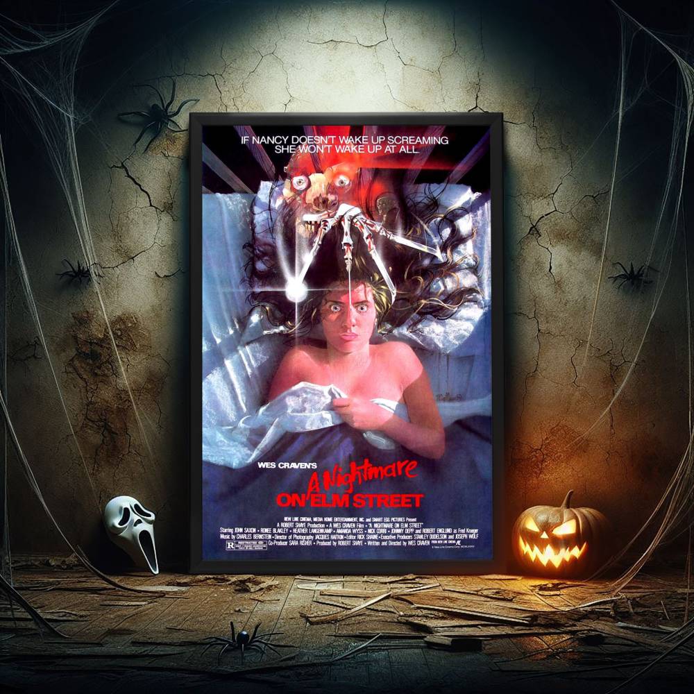 "Nightmare on Elm Street" (1984) Framed Movie Poster